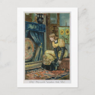 Zeer kostbare wensen voor u, Victoriaans kerst Feestdagenkaart