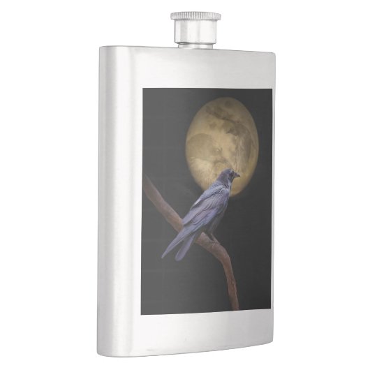 Zeer koude, Gothic Style Raven en Mon Flask Heupfles (Rechts)