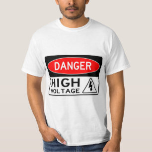 Zeer Leuk Gevaar Hoogspanningsteken T-shirt