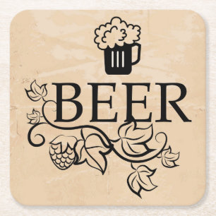 Zeer leuke generieke bier Onderzetter set