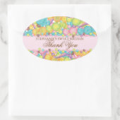 Zeer lief kleurrijk Snoep lief 16 gunst Sticker (Tas)