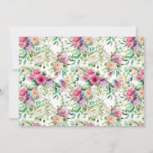 Zeer magische Dag Unicorn Birthday Dank u Kaart (Achterkant)