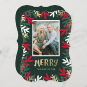 Zeer Merry Feestdagenkaart (Voorkant / Achterkant)