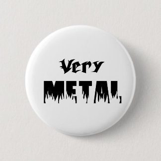 zeer metaal zwart ronde button 5,7 cm
