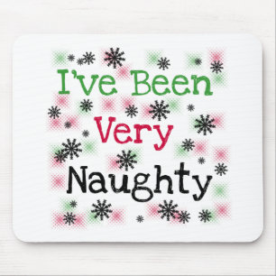 Zeer Naughty Holiday T-shirts en cadeautjes Muismat