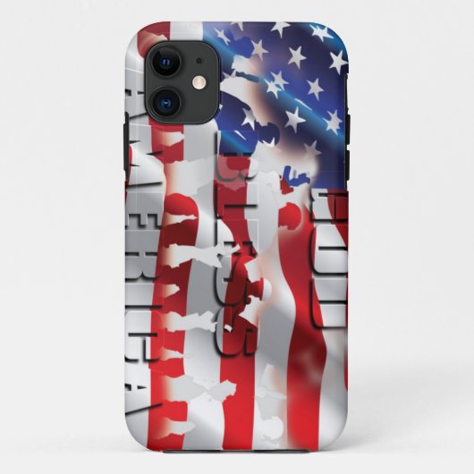 Zeer patriottisch G.B.A Tough Xtreme iPhone 5 Hoes (Achterkant)