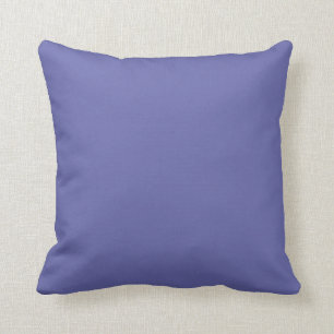 Zeer Peri Solid Color paarse blauwe periwinnares Kussen