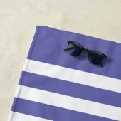 Zeer peri Striped Monogram Aangepast   Strandlaken (In situ)