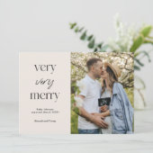 Zeer prettig feestdagenkaart (Staand voorkant)