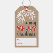 Zeer prettige kerstfeestdag in de Berry Branch Cadeaulabel (Voorkant)