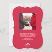 Zeer prettige kerstfotokaarten voor White Script Kaart (Achterkant)