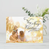 Zeer prettige kerstkaart (Staand voorkant)