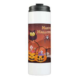 Zeer Schattig Gelukkig Halloween-ontwerp Thermosbeker