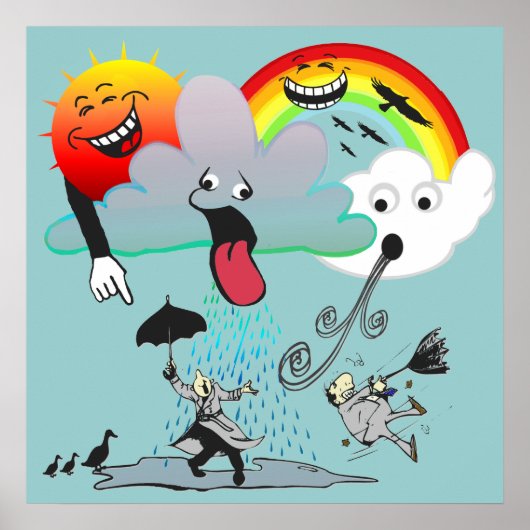 Zeer slecht weer poster (Voorkant)