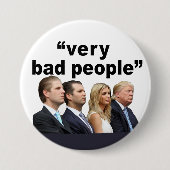 Zeer slechte mensen ronde button 7,6 cm (Voorkant)