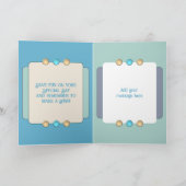 Zeer speciale dochter, foto turquoise kaart (Binnen)