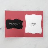 Zeer speciale Grandson foto red verjaardag Kaart (Binnen)