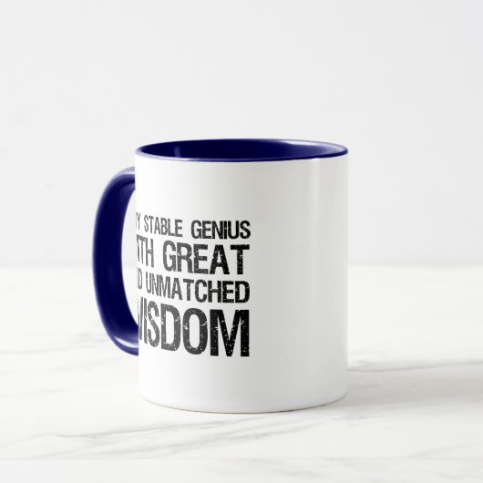 Zeer stabiele genie met geweldige en ongeëvenaarde mok (Voorkant links)