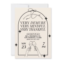 Zeer strenge Vriendschap Thanksgiving Diner