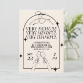 Zeer strenge Vriendschap Thanksgiving Diner Kaart (Staand voorkant)