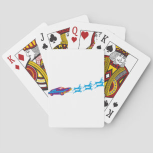 Zeer supernaturaal kerstfeest pokerkaarten