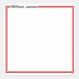 Zeer Traditionele Monogram Naam Gift Sticker