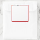 Zeer Traditionele Monogram Naam Gift Sticker (Tas)