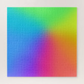 Zeer uitdagende, heldere regenbooggradiënt puzzel (Horizontaal)