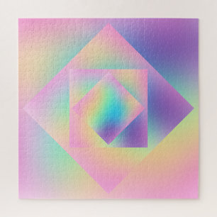 Zeer uitdagende regenbooggradiënt Prismatische puz Legpuzzel
