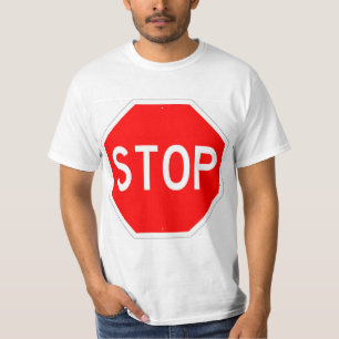 Zeer vage STOP Sign T-Shirt