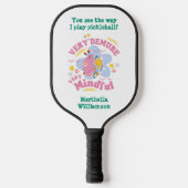 ZEER VEELEISENDE ZEER MINDFUL Bloemen Pickleball Paddle (Voorkant)