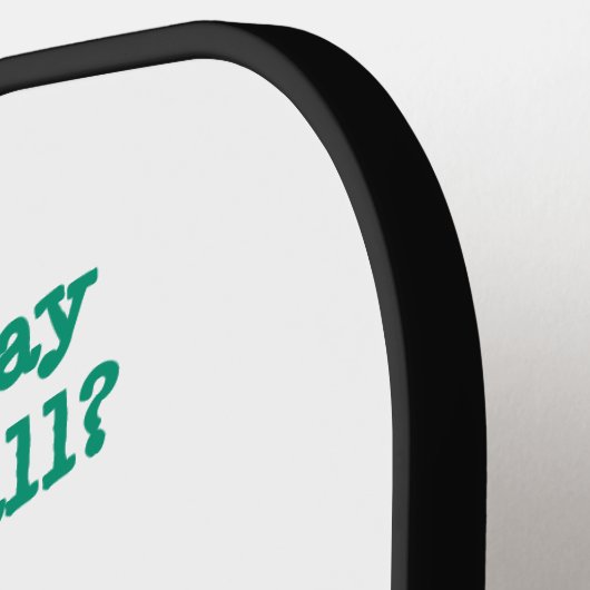 ZEER VEELEISENDE ZEER MINDFUL Bloemen Pickleball Paddle (Links Detail)