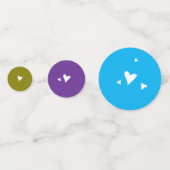 Zeer Veggie Valentijnse Confetti (Achterkanten)