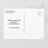 Zeer vrolijke feestdagen rose goud (Achterkant)