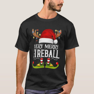 Zeer vrolijke X-Mas Fireball T-shirt