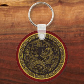 Zeer vun Chinees dragon Sleutelhanger (Voorkant)