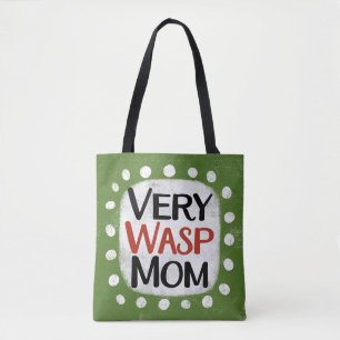 Zeer wesp moeder Canvas tas