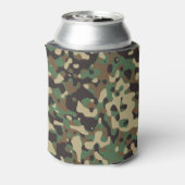 Zeer wollen jager Style Woodland Camo Pattern Blikjeskoeler (Blikje Achterkant)