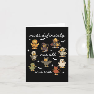 Zeer zeker niet allemaal op een rij eend geestelij kaart