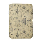  zeescheepvaartschepen voor de kust van Anchor Déc Badmat (Voorkant Verticaal)