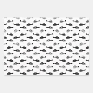  zeescheepvaartvliegtuigen DOUANEACHTERGRONDKLEUR Inpakpapier Vel