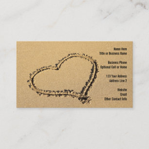 Zeeschelp   Beach Paradise Travel Agent Visitekaartje