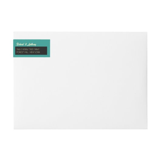 Zeeschelp en harten, strand bruiloft (Voorkant)