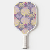 Zeeschelp en zeesterren kust pickleball paddle (Achterkant)