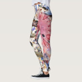 Zeeschelp Jellyfish Ocean Beach Uitzicht Leggings (Links)