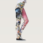 Zeeschelp Jellyfish Ocean Beach Uitzicht Leggings (Rechts)