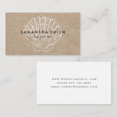 Zeeschelp Visitekaartje (Voorkant / Achterkant)