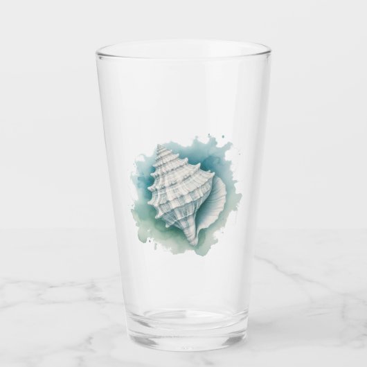 Zeeschelp voor kust/zee glas (Voorkant)