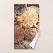 Zeeschelp Zand Dollar Patroon Handdoek (Handdoek)