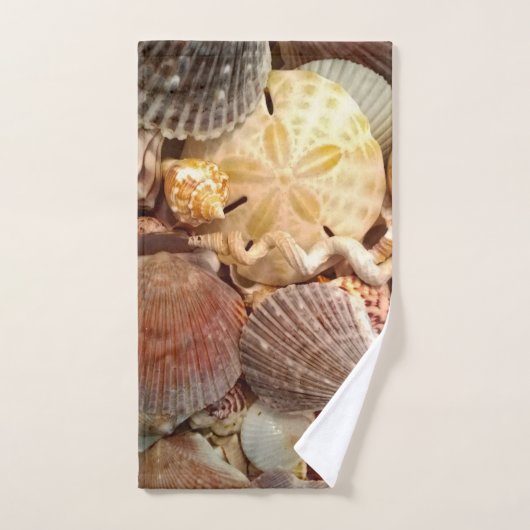 Zeeschelp Zand Dollar Patroon Handdoek (Handdoek)